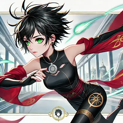 Akane - Cyberpunk AI Character